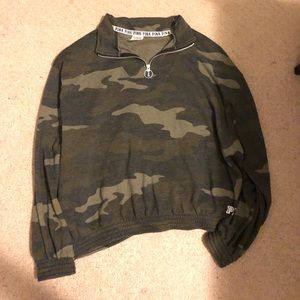 Victoria’s Secret Pink camo sweatshirt